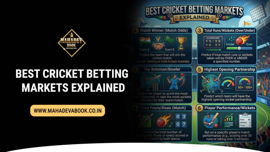 Best Cricket Betting Markets Explained