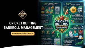 Management of the bankrolls for cricket betting, including budget tracking as well as betting balance visualisation